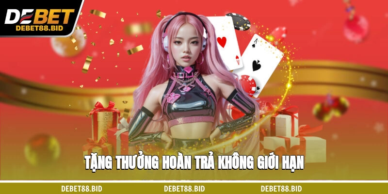 Tặng thưởng hoàn trả rút tiền vô tư